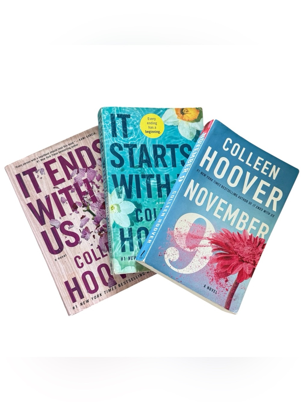 Colleen Hoover Book Lot 3 It Ends With Us It Starts With Us November 9 Y2K